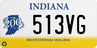 IN license plate 513VG