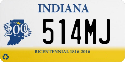 IN license plate 514MJ