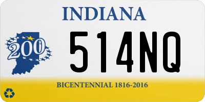 IN license plate 514NQ