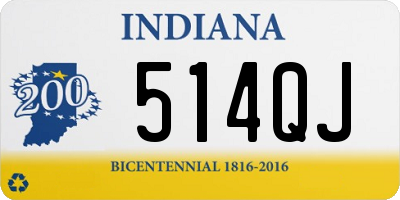 IN license plate 514QJ