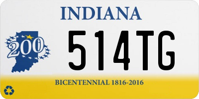 IN license plate 514TG