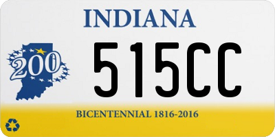 IN license plate 515CC