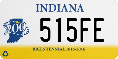 IN license plate 515FE