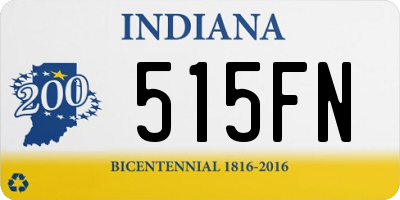 IN license plate 515FN