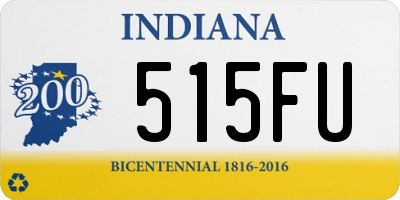 IN license plate 515FU