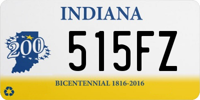 IN license plate 515FZ