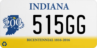 IN license plate 515GG