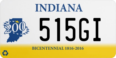 IN license plate 515GI