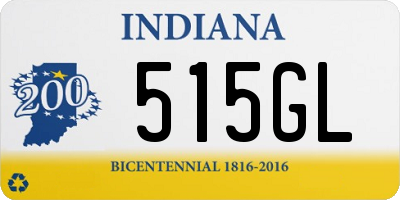 IN license plate 515GL