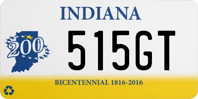 IN license plate 515GT