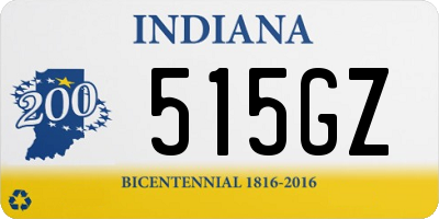 IN license plate 515GZ