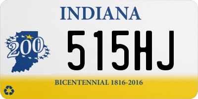 IN license plate 515HJ