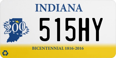 IN license plate 515HY