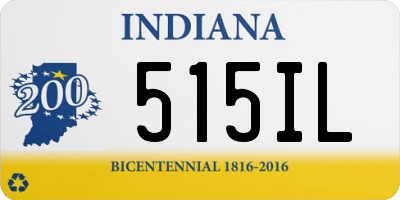 IN license plate 515IL