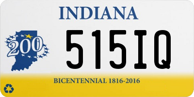 IN license plate 515IQ