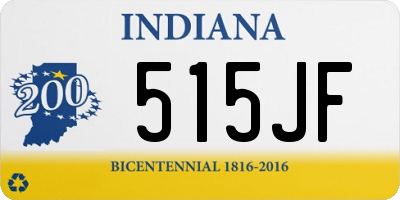 IN license plate 515JF