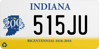 IN license plate 515JU