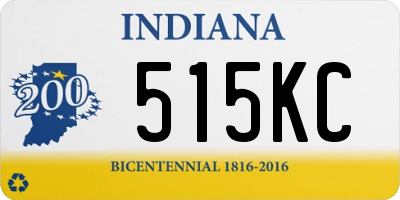 IN license plate 515KC