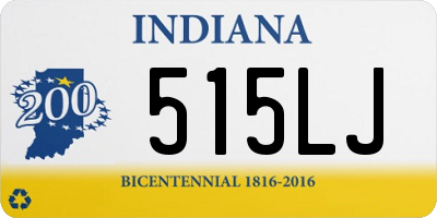 IN license plate 515LJ