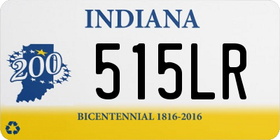 IN license plate 515LR