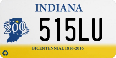 IN license plate 515LU