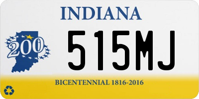 IN license plate 515MJ