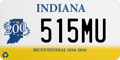 IN license plate 515MU