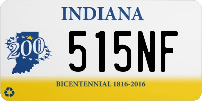 IN license plate 515NF