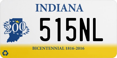 IN license plate 515NL