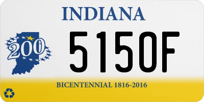 IN license plate 515OF