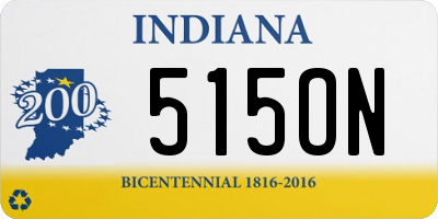 IN license plate 515ON