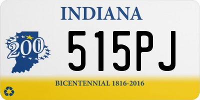 IN license plate 515PJ