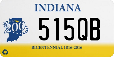 IN license plate 515QB