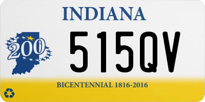 IN license plate 515QV