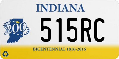 IN license plate 515RC