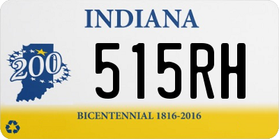 IN license plate 515RH