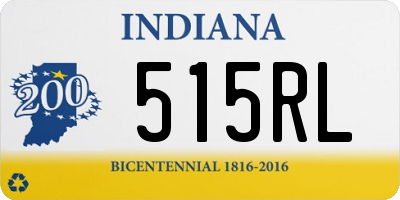 IN license plate 515RL