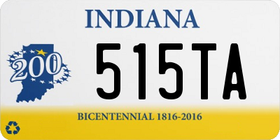 IN license plate 515TA