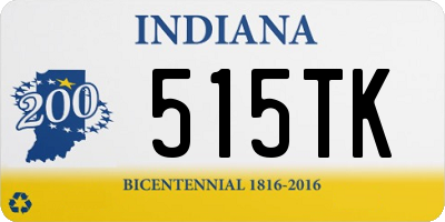 IN license plate 515TK