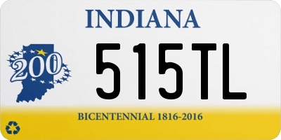 IN license plate 515TL