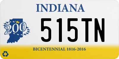 IN license plate 515TN