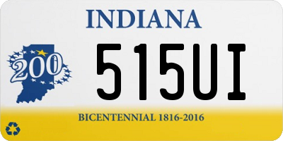 IN license plate 515UI
