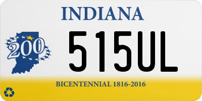 IN license plate 515UL