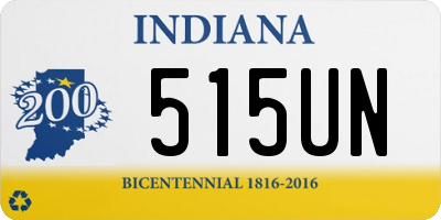 IN license plate 515UN