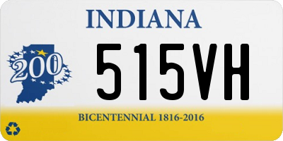 IN license plate 515VH