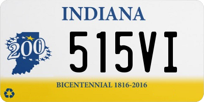 IN license plate 515VI