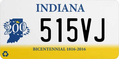 IN license plate 515VJ