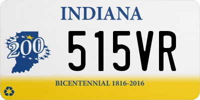 IN license plate 515VR