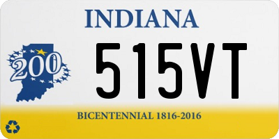 IN license plate 515VT