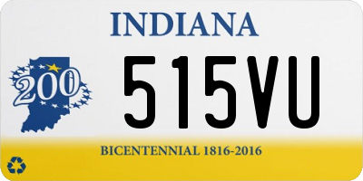 IN license plate 515VU